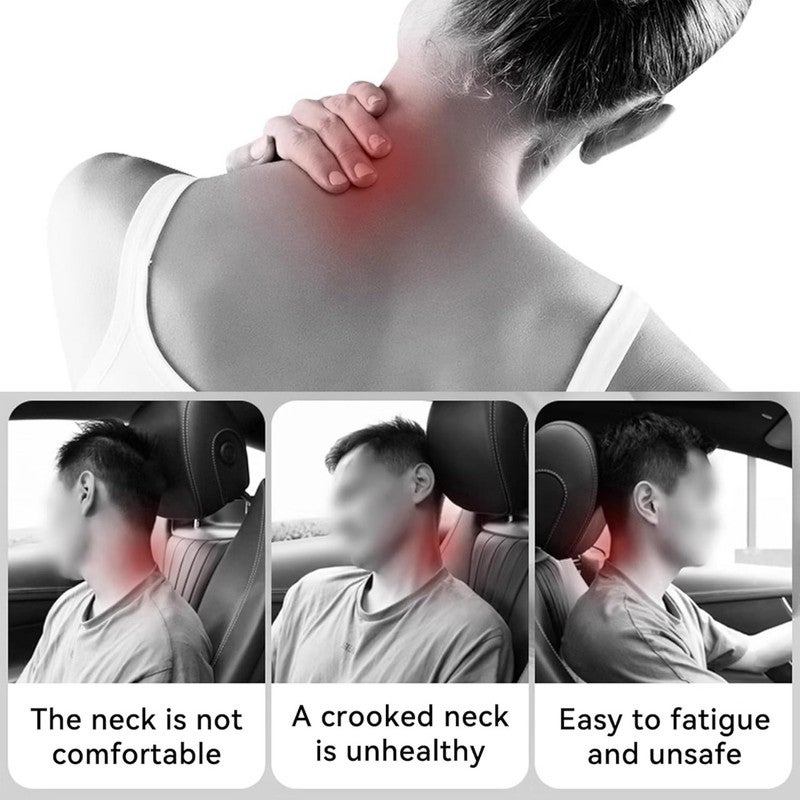 Dream 2 PCS Headrest Cushion Set – Memory Foam Car Neck Support Pillow, Ergonomic Cervical Rest Pad with Adjustable Strap, Breathable Cover for Car, SUV, Office & Travel Use - Image 5